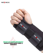Attelle de poignet NEENCA – Orthèse avec attelle rigide pour canal carpien et arthrite