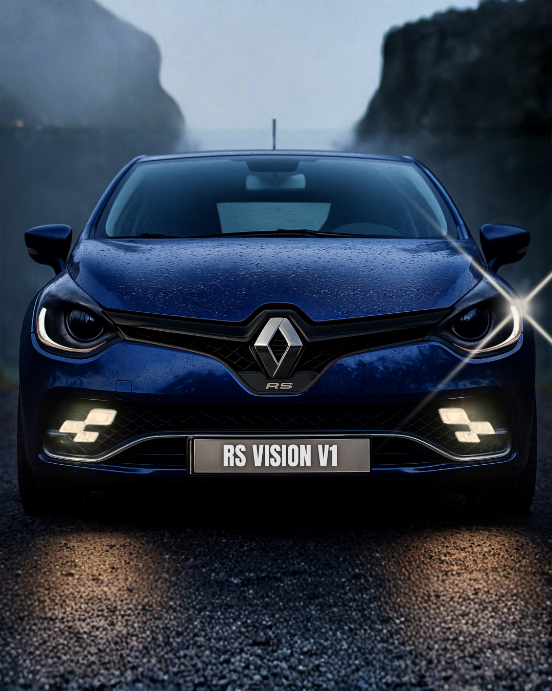 Adaptateurs Antibrouillard RS Vision LED Clio 4 – Kit Plug & Play, Look Sportif