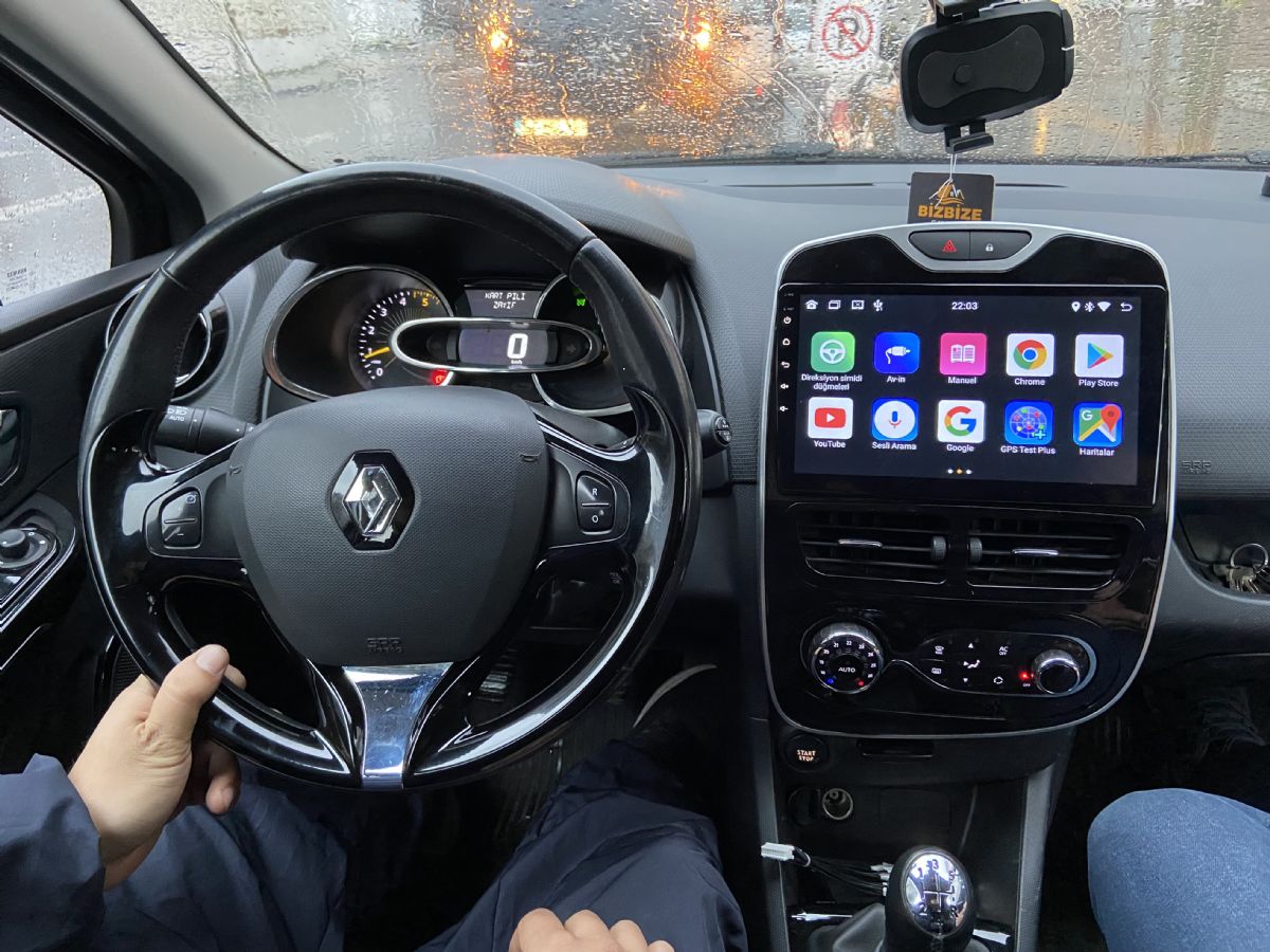 Autoradio CarPlay Android Auto installé sur Renault Clio 4 2016-2019